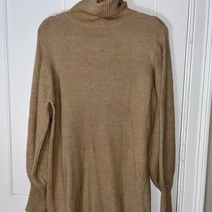 Princess Polly sweater dress. Color: Camel, size: M/L